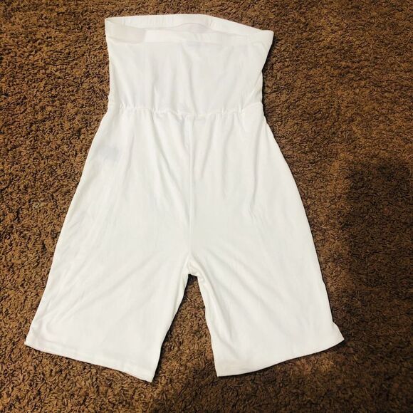 Love Cameron Strapless Romper Shorts One Piece Summer Casual Juniors' Medium - Picture 5 of 5